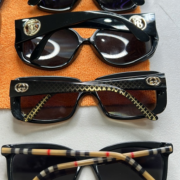 Lot of designer prescription sunglasses with scratches, for parts or repair - Picture 6 of 11